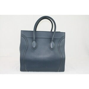 Celine Luggage Blue Slate Handbag Shopper